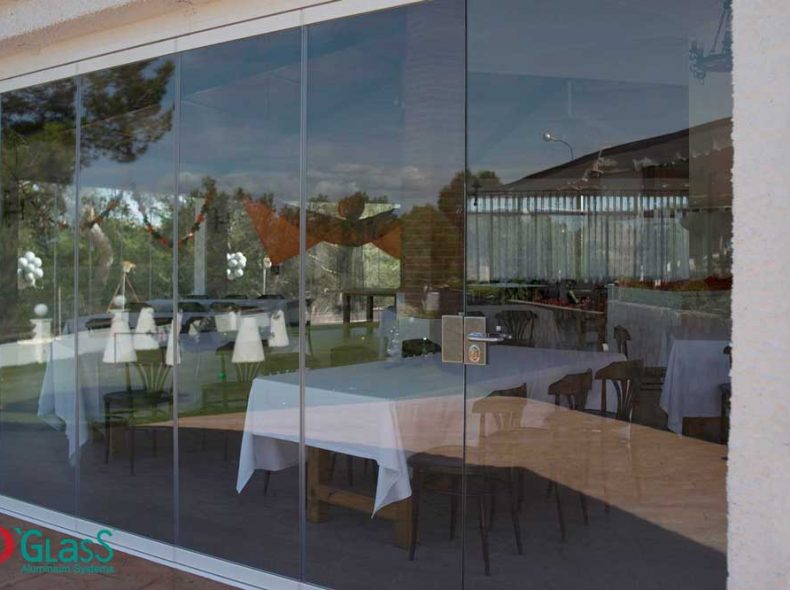 cortina de cristal horeca
