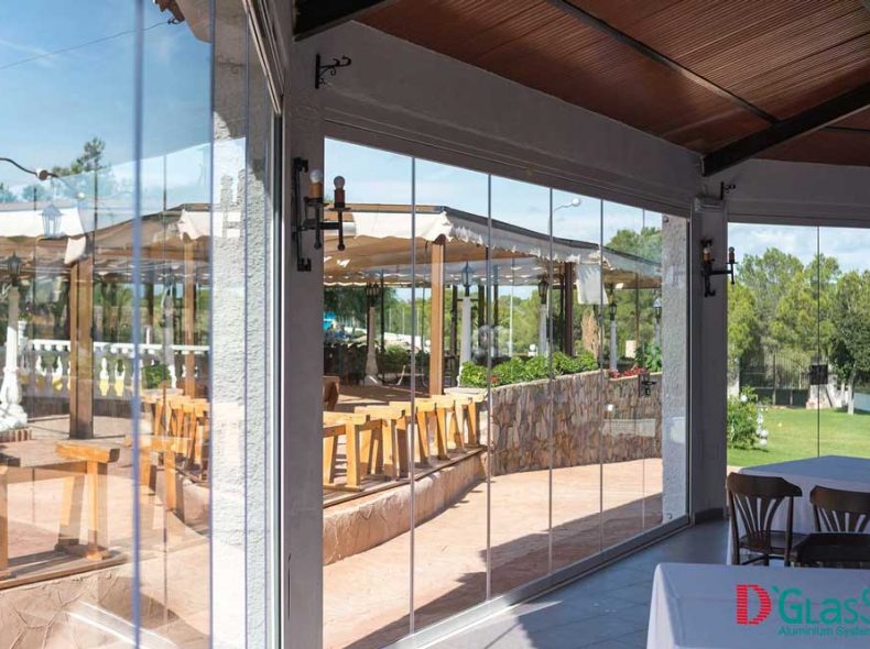 cortina de cristal horeca